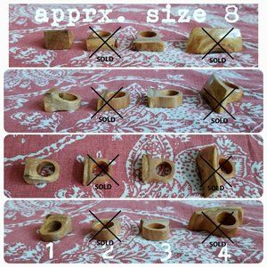 Handmade Wooden Rings